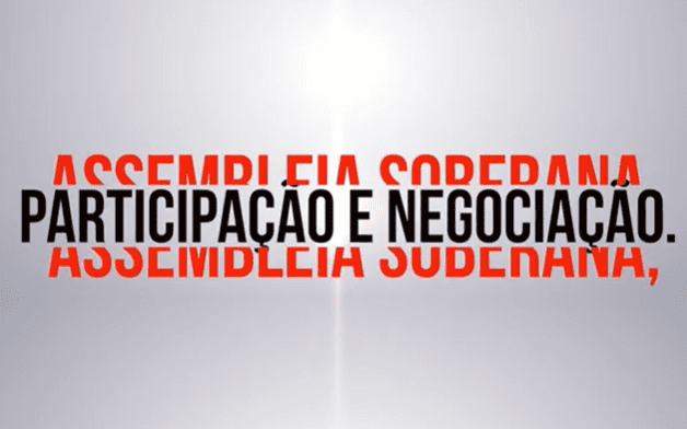 Assembleia soberana, participação e negociação!