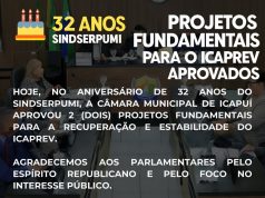 No dia do aniversário do SINDSERPUMI dois PL’s aprovados frutos do diálogo e do compromisso coletivo